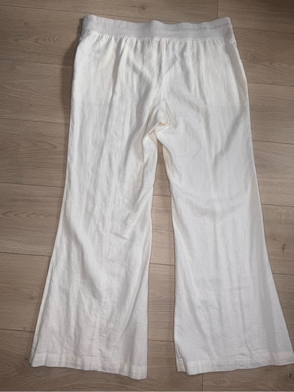 Urban Outfitters Off-White Wide-Leg Drawstring Pants XL NWT - Picture 5 of 11